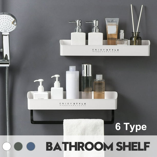 Kitchen Shower Room Corner Storage Rack Shampoo Bathroom Shelf Organizer